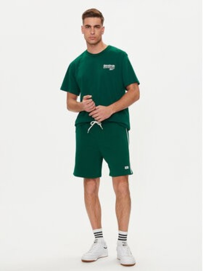 Reebok Szorty sportowe Court Sport 100075659 Zielony Regular Fit