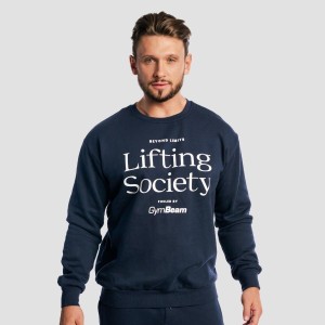 Bluza męska fitness bez kaptura Lifting Society