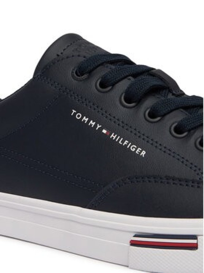 Tommy Hilfiger Tenisówki Vulc Core Rwb Long Lace Lth FM0FM05814 Granatowy