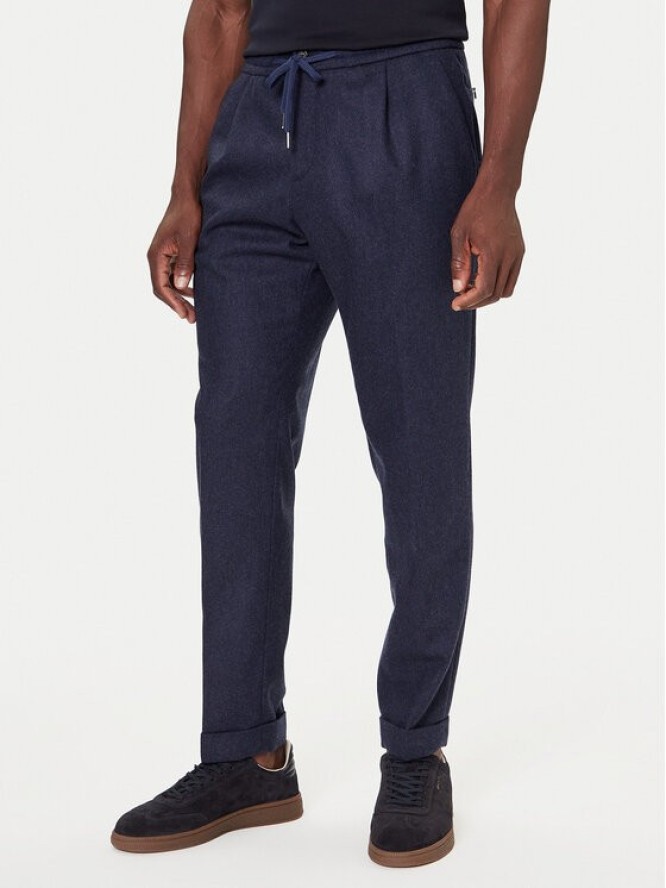 Paul&Shark Spodnie materiałowe 15314077 Granatowy Regular Fit