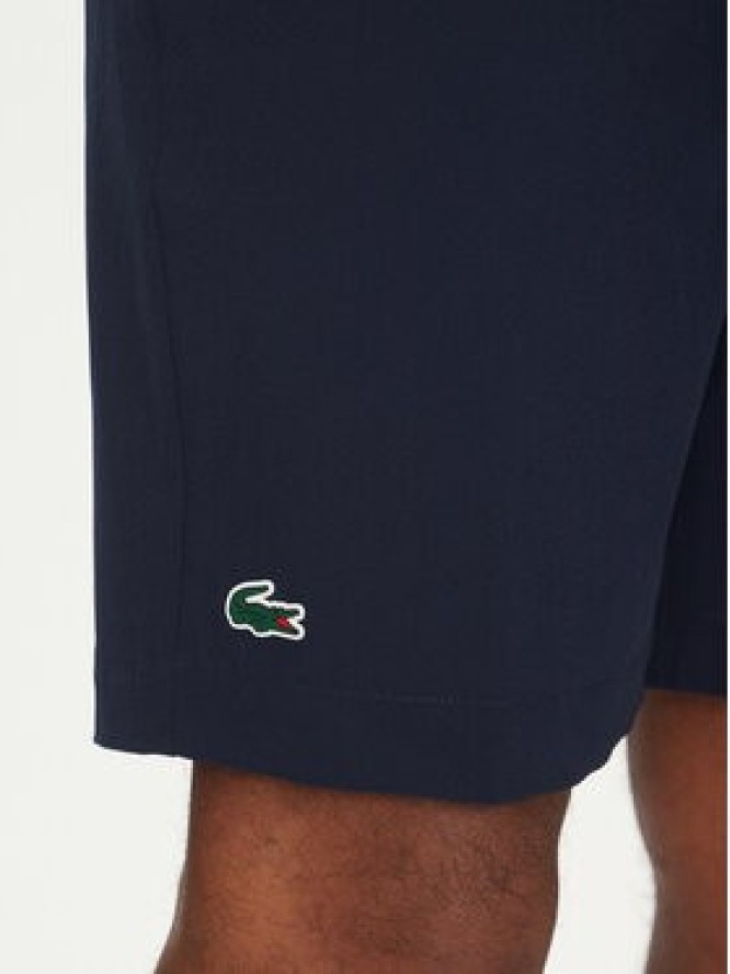 Lacoste Szorty tenisowe GH7452 Granatowy Regular Fit