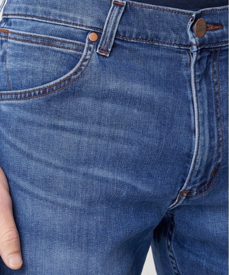 WRANGLER GREENSBORO MĘSKIE SPODNIE JEANSOWE JEANSY DŻINSY BRIGHT STROKE W15QMU91Q 112126995