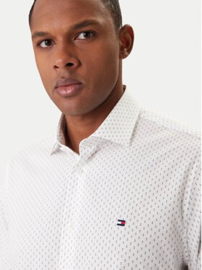 Tommy Hilfiger Koszula MW0MW41660 Biały Slim Fit