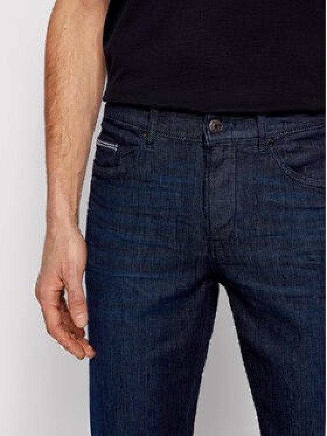 Boss Jeansy Delaware3-1 50449701 Granatowy Slim Fit