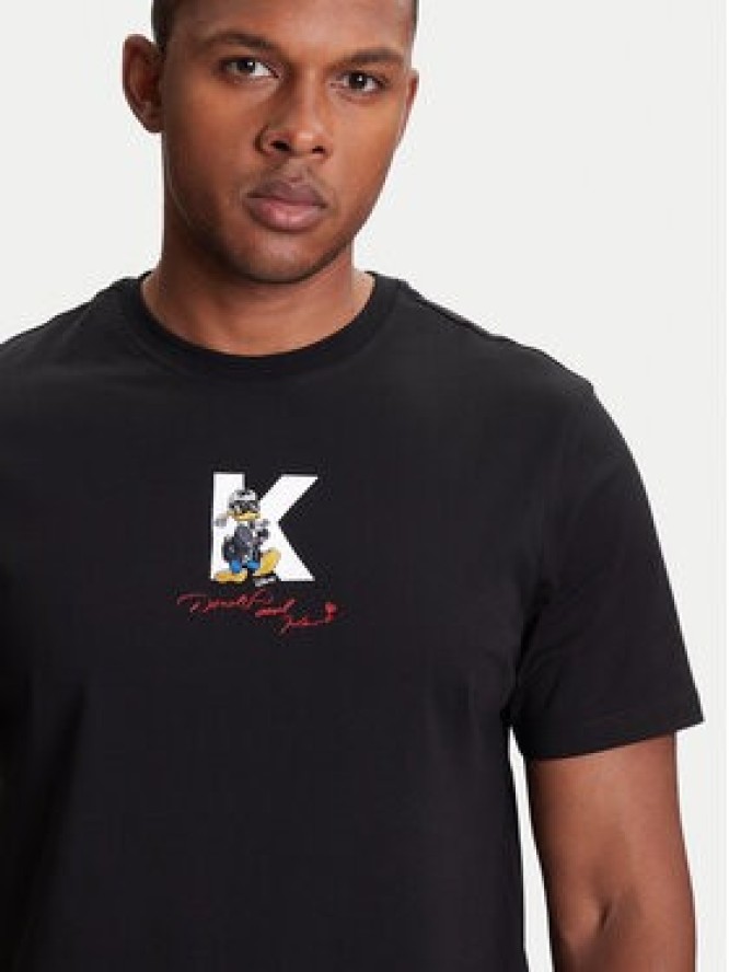 KARL LAGERFELD T-Shirt 755099 553270 Czarny Regular Fit