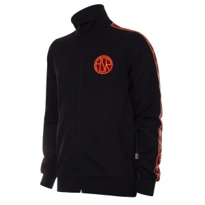 Kurtka dla dorosłych - Taper AS Roma - Czarna