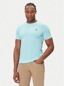 Petrol Industries T-Shirt M-ROS-TSR002 Niebieski Regular Fit