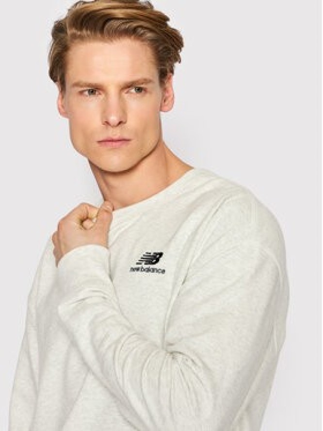 New Balance Bluza Unisex UT21501 Szary Relaxed Fit