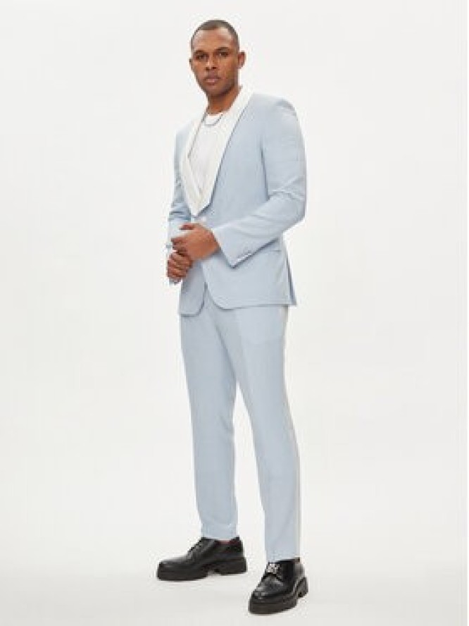 Hugo Spodnie materiałowe Getlin 242E1X 50513776 Błękitny Slim Fit