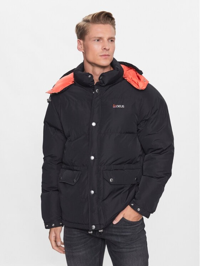 Deus Ex Machina Kurtka zimowa Summit DMF226317 Czarny Regular Fit