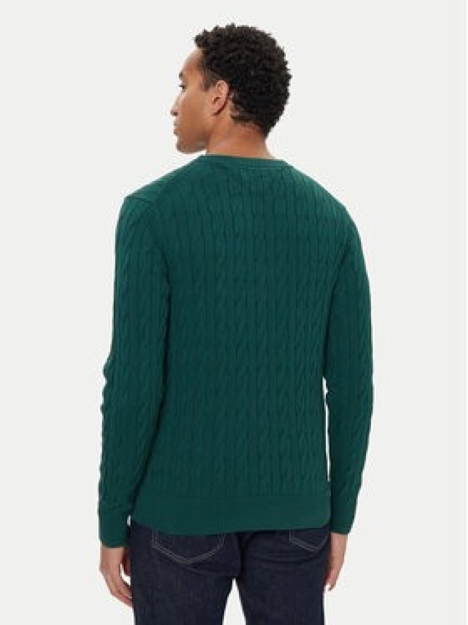 Tommy Hilfiger Sweter MW0MW33132 Zielony Regular Fit