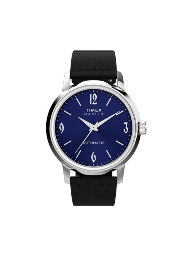 Timex Zegarek Marlin® Automatic TW2W93100 Srebrny
