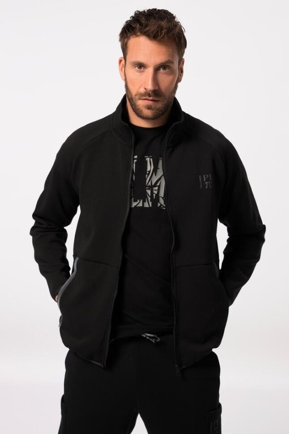 Męska Rozpinana bluza dresowa FLEXNAMIC® fitness stójka