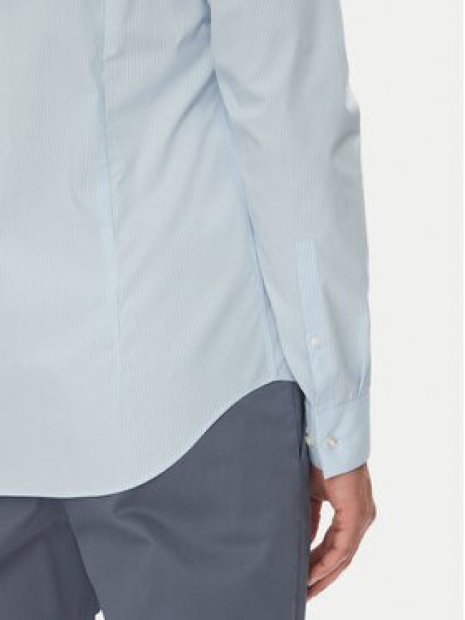 Calvin Klein Koszula LV019EU013 Błękitny Slim Fit