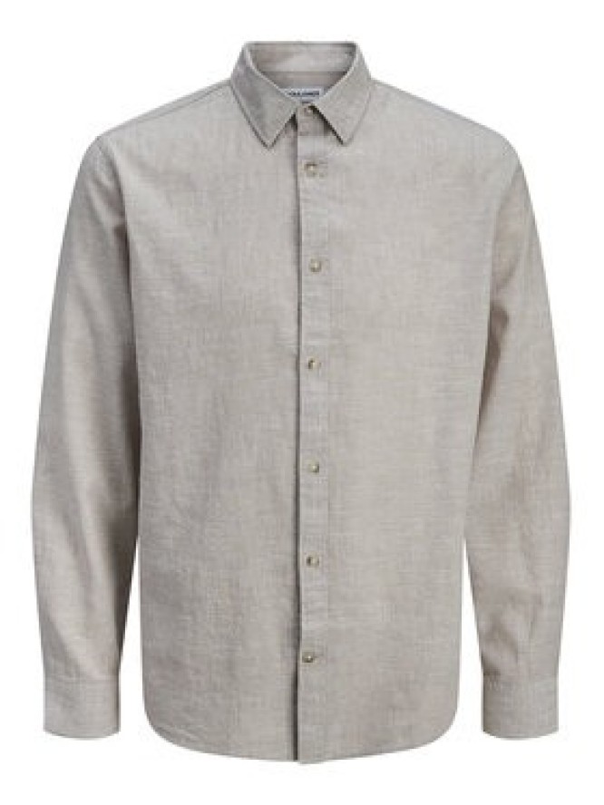 Jack & Jones Koszula Summer 12289174 Beżowy Regular Fit