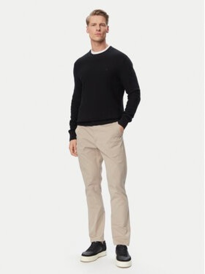 Calvin Klein Sweter LV04LF304G Czarny Regular Fit