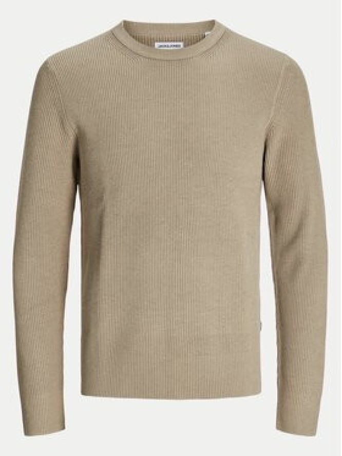Jack & Jones Sweter Perfect 12257771 Beżowy Regular Fit