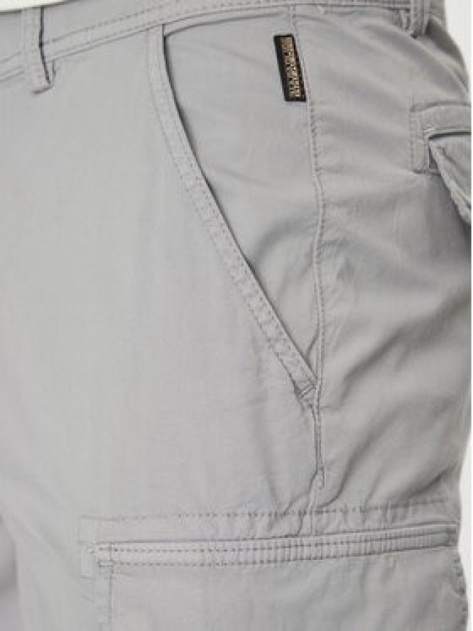 Napapijri Spodnie materiałowe NP0A4IDQH621 Szary Regular Fit