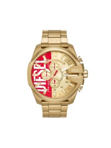 Diesel Zegarek Mega Chief DZ4642 Złoty