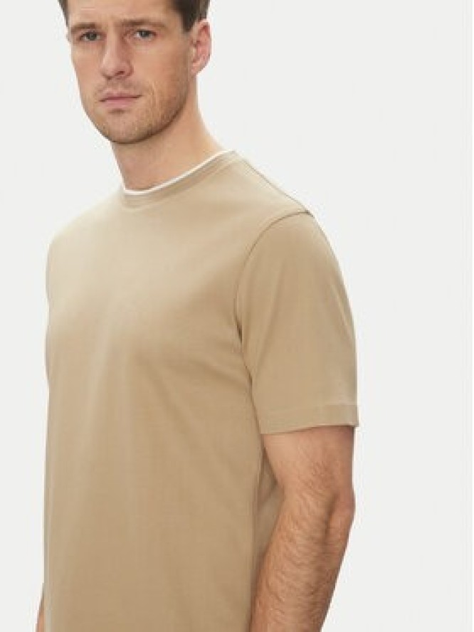 BOSS T-Shirt H-Thompson 59 50524998 Beżowy Regular Fit