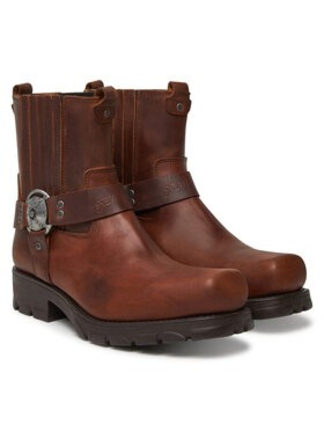 NEW ROCK Sztyblety M-7605-S20 Brązowy