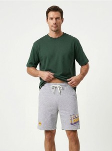 Szorty dresowe Los Angeles Lakers NBA - szary