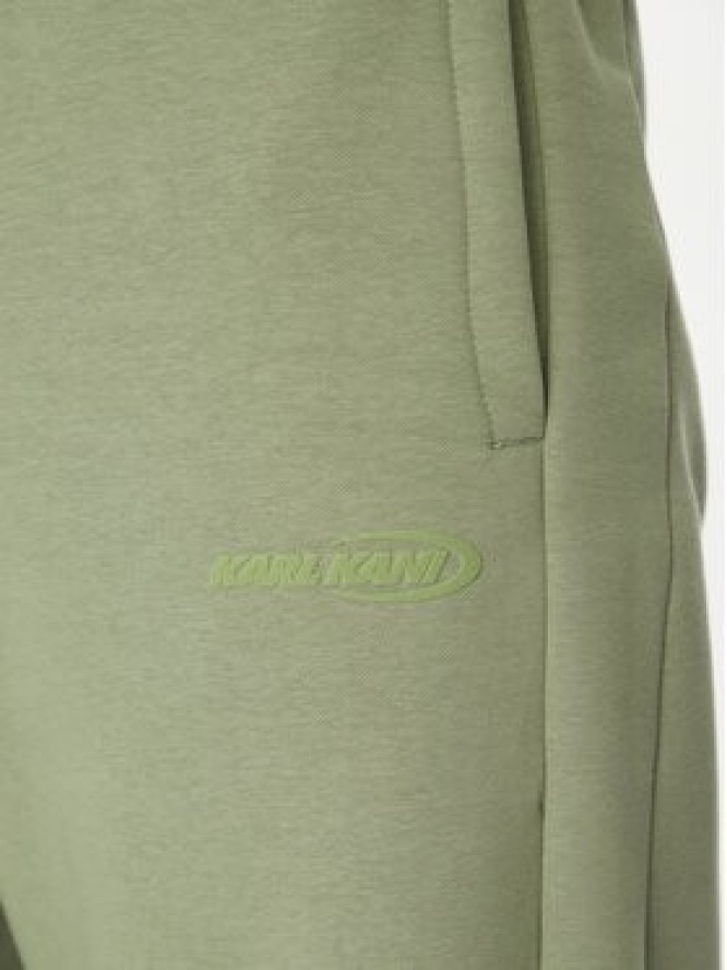 Karl Kani Spodnie dresowe Ellipse Straight Leg 60060043 Khaki Relaxed Fit