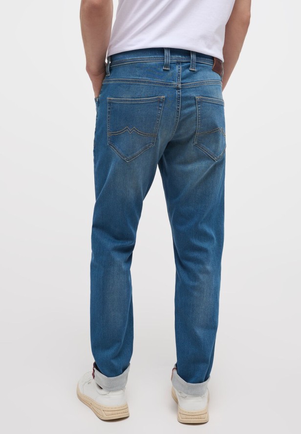 MUSTANG OREGON SLIM MĘSKIE SPODNIE JEANSOWE DENIM BLUE 1014374 5000 322