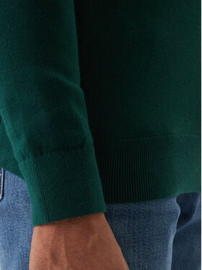 Tommy Hilfiger Sweter Essential Ssnl MW0MW39999 Zielony Regular Fit