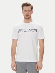 Aeronautica Militare T-Shirt 251TS1942J538 Biały Regular Fit