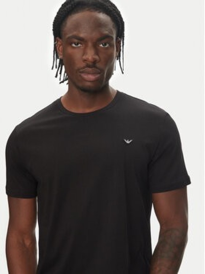 Emporio Armani T-Shirt EM000574 AF12331 UC001 Czarny Regular Fit