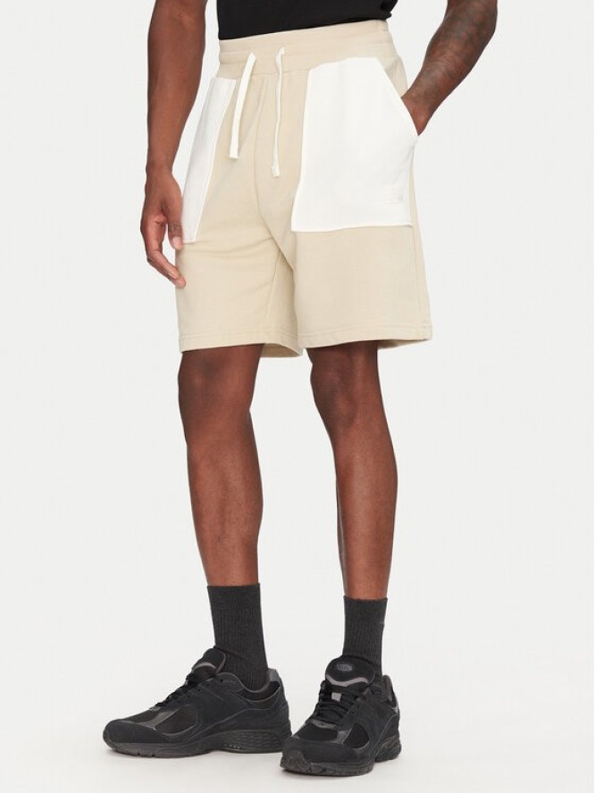 The North Face Szorty sportowe Terry NF0A8C29 Beżowy Regular Fit