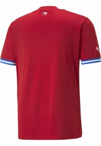 Czech Republic Home 22/23 Replika koszulki męskiej PUMA Chili Pepper Red