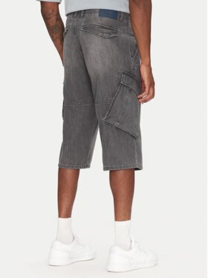 Tom Tailor Szorty jeansowe 1044977 Szary Relaxed Fit