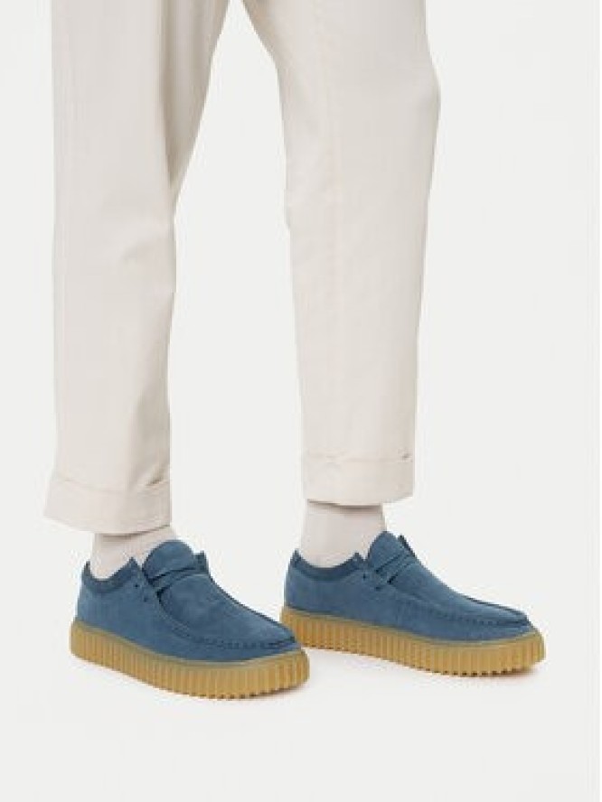 Clarks Półbuty Torhill Lo 26184695 Niebieski
