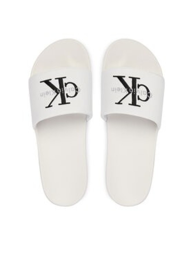Calvin Klein Klapki Ess Slide Cv YM0YM01393 Biały
