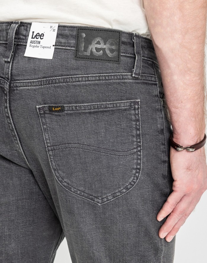 MĘSKIE SPODNIE JEANSOWE LEE AUSTIN DARK SMOKE 112355803