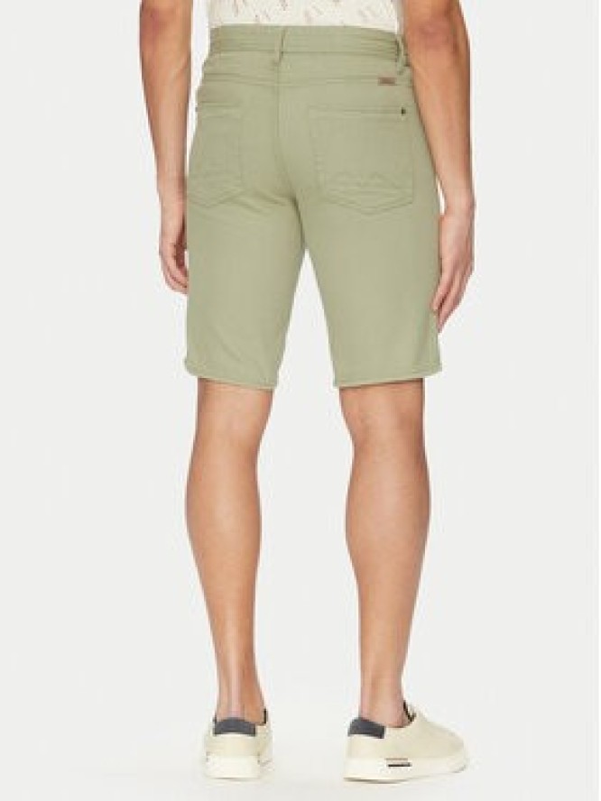 Blend Szorty jeansowe 20718128 Zielony Regular Fit