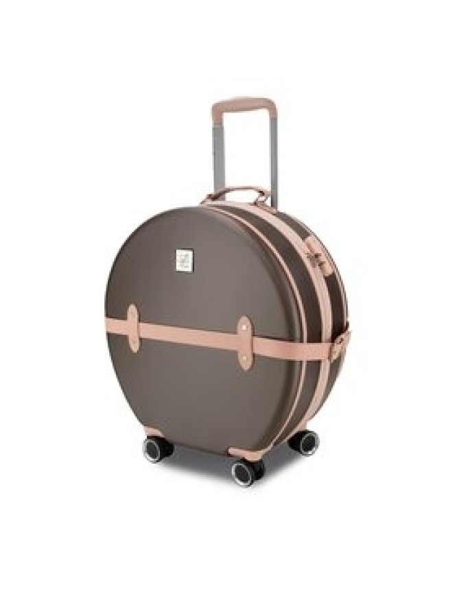 Semi Line Walizka kabinowa T5673-2 Brązowy