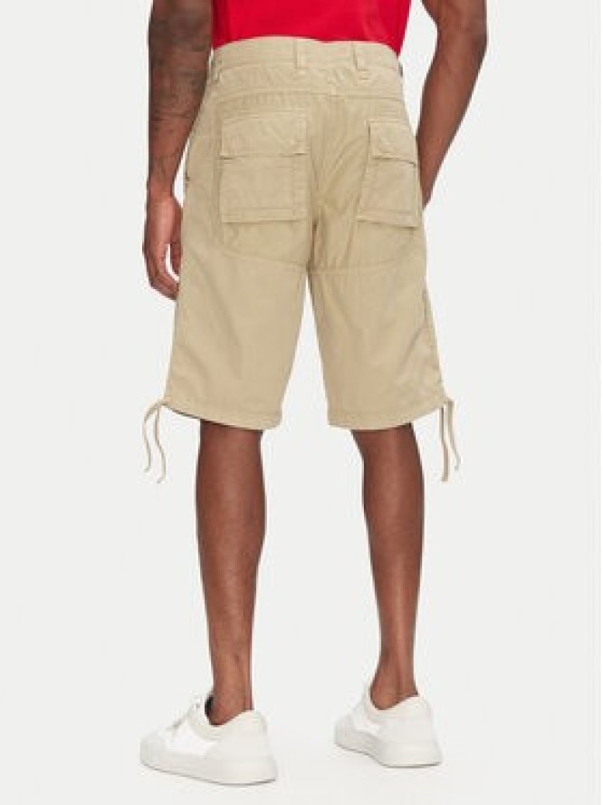 Aeronautica Militare Szorty materiałowe 251BE041CT1122 Beżowy Regular Fit