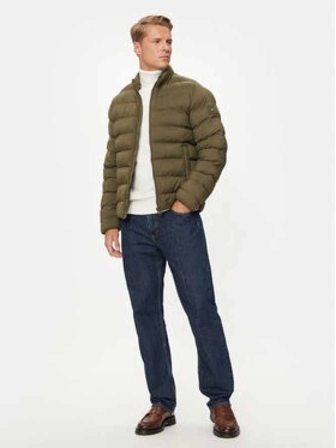 Tommy Hilfiger Kurtka zimowa MW0MW37259 Zielony Regular Fit