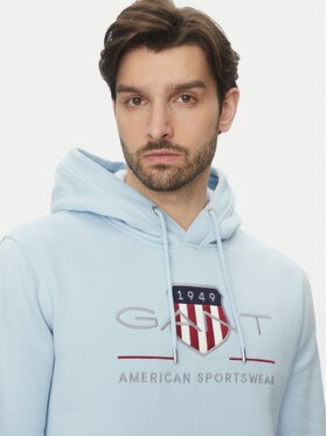 Gant Bluza Archive Shield 2047082 Niebieski Regular Fit