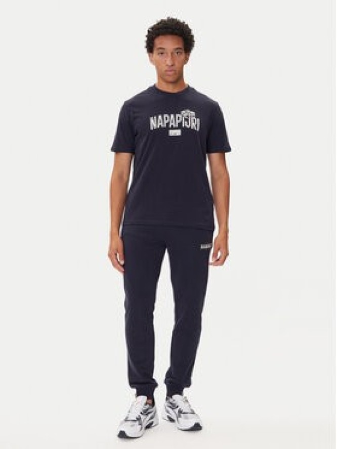 Napapijri T-Shirt S-Funes Ss NP0A88UA Granatowy Regular Fit