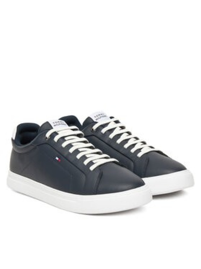 Tommy Hilfiger Sneakersy Icon Court Light Ess FM0FM05678 Granatowy