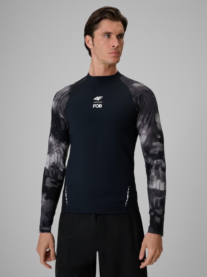 Longsleeve do pływania i sportów wodnych z UPF50+ męski 4F 4FRSS26TFWLM004