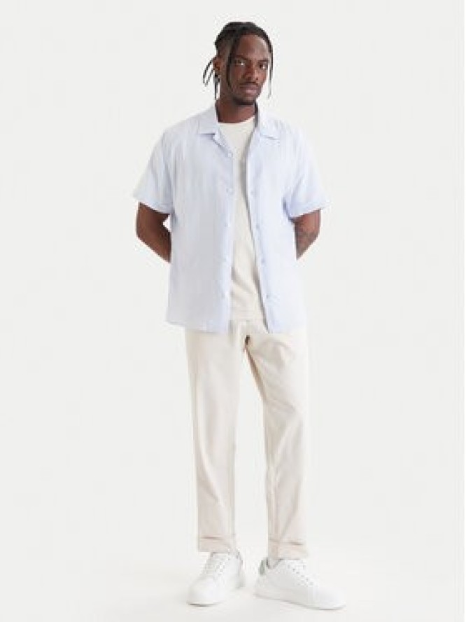 Calvin Klein Koszula LV04LF137G Fioletowy Relaxed Fit