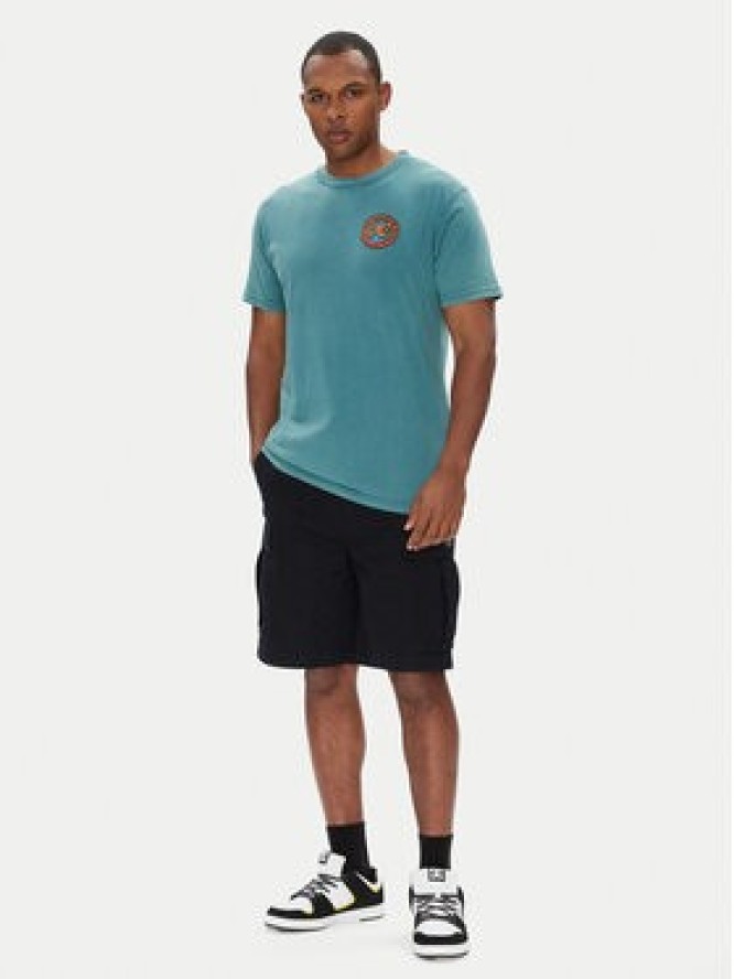 DC Shoes T-Shirt ADYZT05458 Zielony Regular Fit