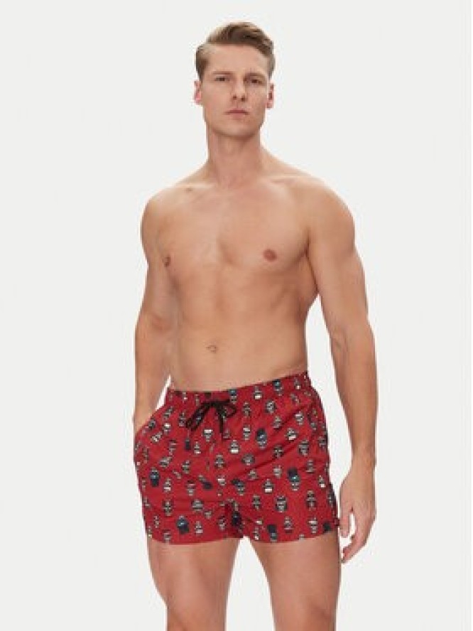 Ysabel Mora Szorty kąpielowe 90286 Czerwony Regular Fit