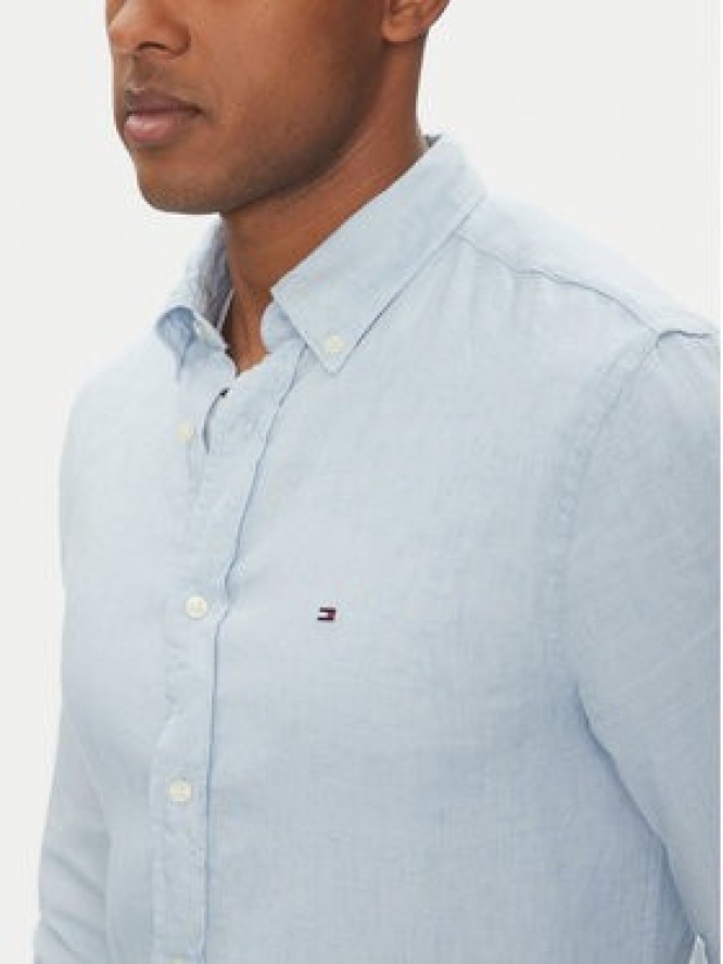 Tommy Hilfiger Koszula MW0MW34602 Błękitny Regular Fit