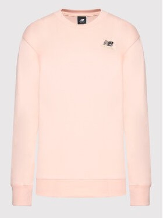New Balance Bluza Unisex UT21501 Różowy Relaxed Fit